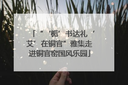 “‘栀’书达礼‘艾’在铜官”雅集走进铜官窑国风乐园
