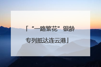 “一路繁花”银龄专列抵达连云港