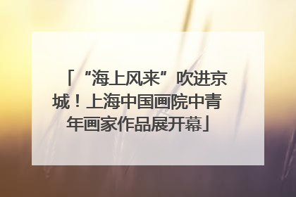 “海上风来”吹进京城！上海中国画院中青年画家作品展开幕
