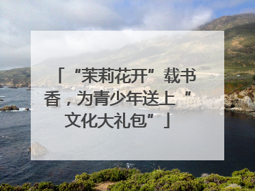 “茉莉花开”载书香，为青少年送上“文化大礼包”