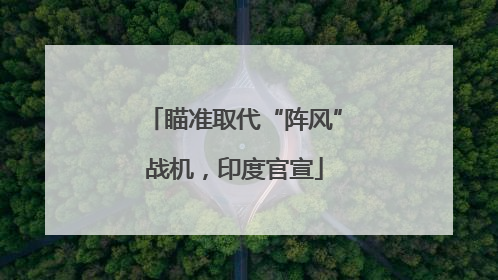 瞄准取代“阵风”战机，印度官宣
