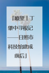 瞭望丨丁肇中寻根记——日照市科技馆建成前后