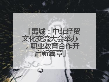 禹城：中菲经贸文化交流大会举办，职业教育合作开启新篇章