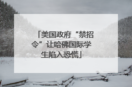美国政府“禁招令”让哈佛国际学生陷入恐慌