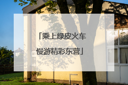 乘上绿皮火车 慢游精彩东营
