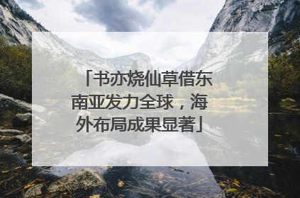 书亦烧仙草借东南亚发力全球，海外布局成果显著