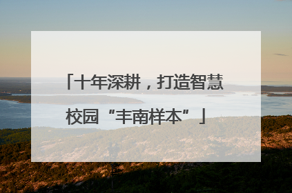 十年深耕，打造智慧校园“丰南样本”