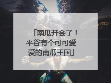 南瓜开会了！平谷有个可可爱爱的南瓜王国