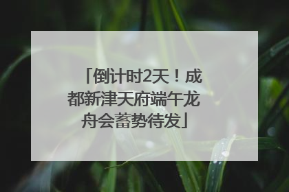 倒计时2天！成都新津天府端午龙舟会蓄势待发