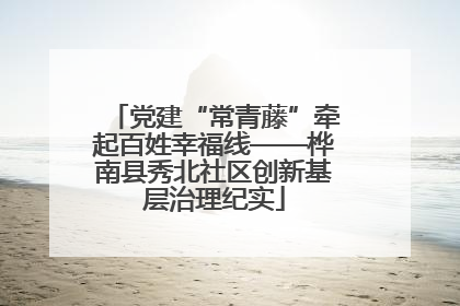 党建“常青藤”牵起百姓幸福线——桦南县秀北社区创新基层治理纪实