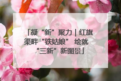 凝“新”聚力｜红旗渠畔“铁姑娘” 绘就“三新”新图景