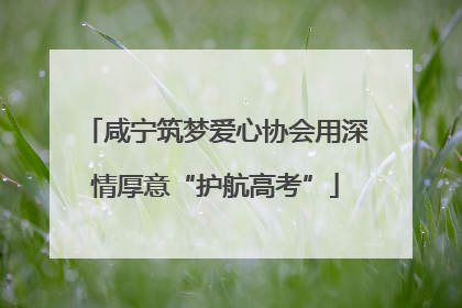咸宁筑梦爱心协会用深情厚意“护航高考”