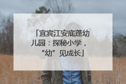 宜宾江安底蓬幼儿园：探秘小学，“幼”见成长