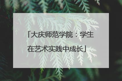 大庆师范学院：学生在艺术实践中成长