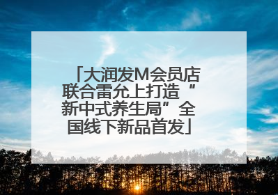 大润发M会员店联合雷允上打造“新中式养生局”全国线下新品首发
