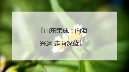 山东荣成：向海兴运 走向深蓝