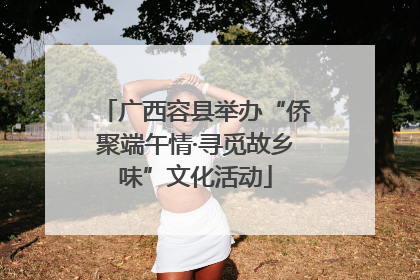 广西容县举办“侨聚端午情·寻觅故乡味”文化活动
