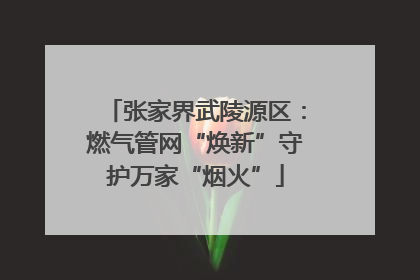 张家界武陵源区：燃气管网“焕新”守护万家“烟火”