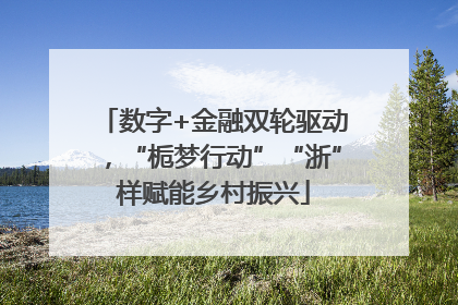 数字+金融双轮驱动，“栀梦行动”“浙”样赋能乡村振兴