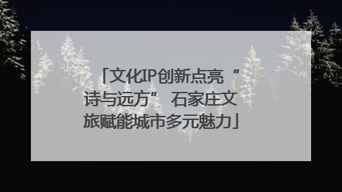 文化IP创新点亮“诗与远方” 石家庄文旅赋能城市多元魅力
