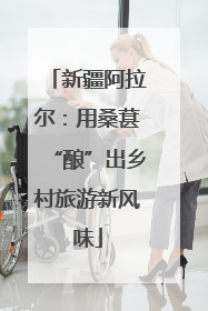 新疆阿拉尔：用桑葚“酿”出乡村旅游新风味