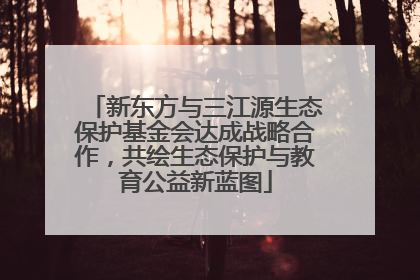 新东方与三江源生态保护基金会达成战略合作，共绘生态保护与教育公益新蓝图