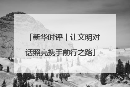 新华时评丨让文明对话照亮携手前行之路