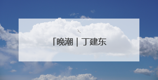 晚潮｜丁建东的渔文化情怀