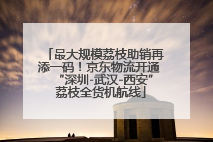 最大规模荔枝助销再添一码！京东物流开通“深圳-武汉-西安” 荔枝全货机航线