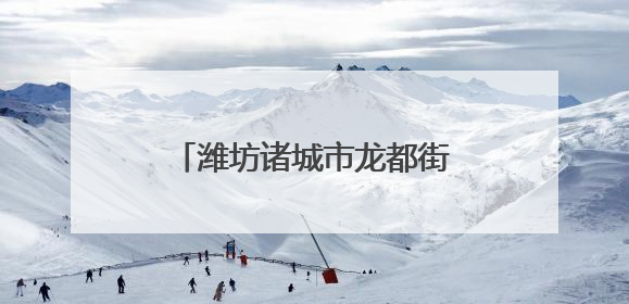 潍坊诸城市龙都街道开展防汛综合演练 筑牢安全防线