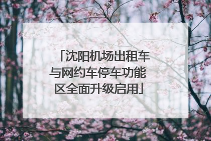 沈阳机场出租车与网约车停车功能区全面升级启用