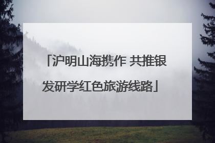 沪明山海携作 共推银发研学红色旅游线路