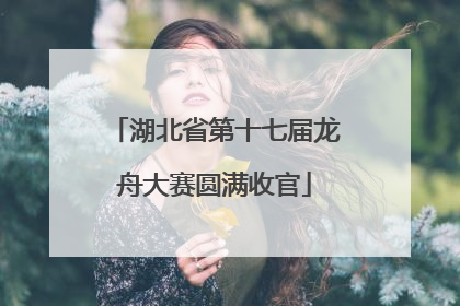 湖北省第十七届龙舟大赛圆满收官