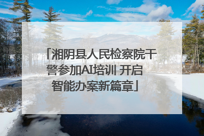湘阴县人民检察院干警参加AI培训 开启智能办案新篇章