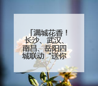 满城花香！长沙、武汉、南昌、岳阳四城联动“送你十万朵栀子花”