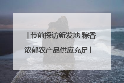 节前探访新发地 粽香浓郁农产品供应充足