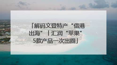 解码文登特产“借港出海”丨汇润“苹果”5款产品一次出圈