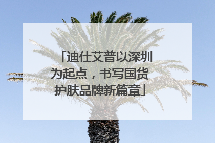 迪仕艾普以深圳为起点，书写国货护肤品牌新篇章