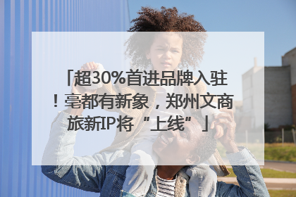 超30%首进品牌入驻！亳都有新象，郑州文商旅新IP将“上线”
