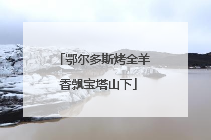 鄂尔多斯烤全羊香飘宝塔山下