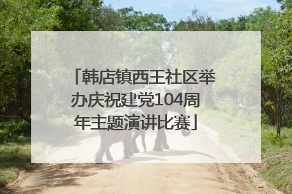韩店镇西王社区举办庆祝建党104周年主题演讲比赛