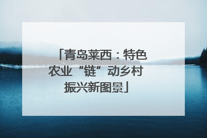 青岛莱西：特色农业“链”动乡村振兴新图景