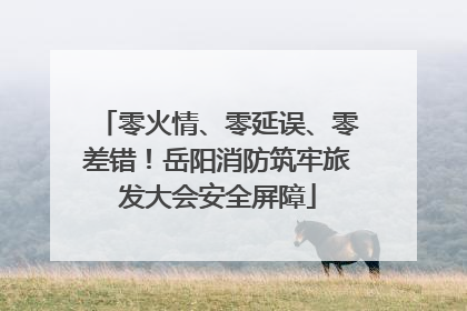 零火情、零延误、零差错！岳阳消防筑牢旅发大会安全屏障