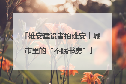 雄安建设者拍雄安丨城市里的“不眠书房”