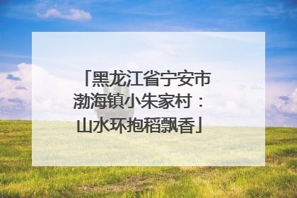 黑龙江省宁安市渤海镇小朱家村：山水环抱稻飘香