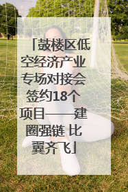 鼓楼区低空经济产业专场对接会签约18个项目——建圈强链 比翼齐飞