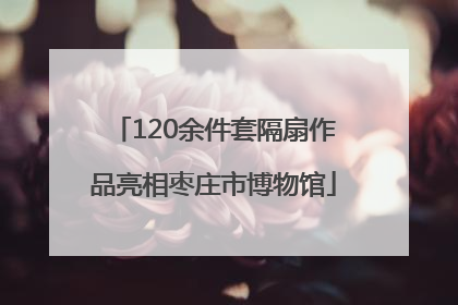 120余件套隔扇作品亮相枣庄市博物馆