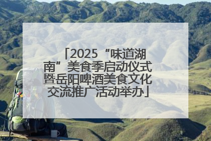 2025“味道湖南”美食季启动仪式暨岳阳啤酒美食文化交流推广活动举办