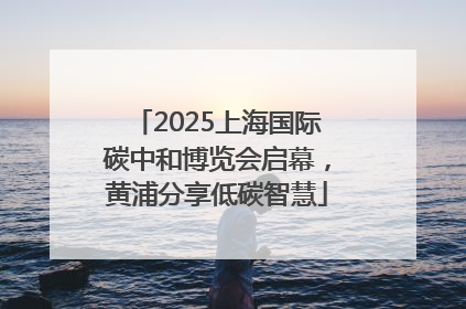 2025上海国际碳中和博览会启幕，黄浦分享低碳智慧