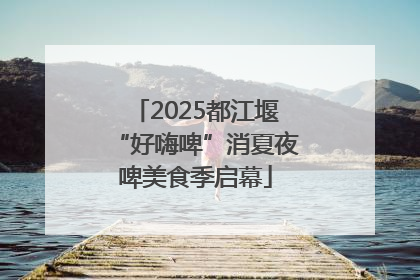2025都江堰“好嗨啤”消夏夜啤美食季启幕